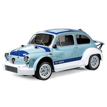 Tamiya 1/10 Fiat Abarth 1000 TCR Berlina Corse MB-01 Chassis Blue Grey Pre-Painted Body RC Kit 47492